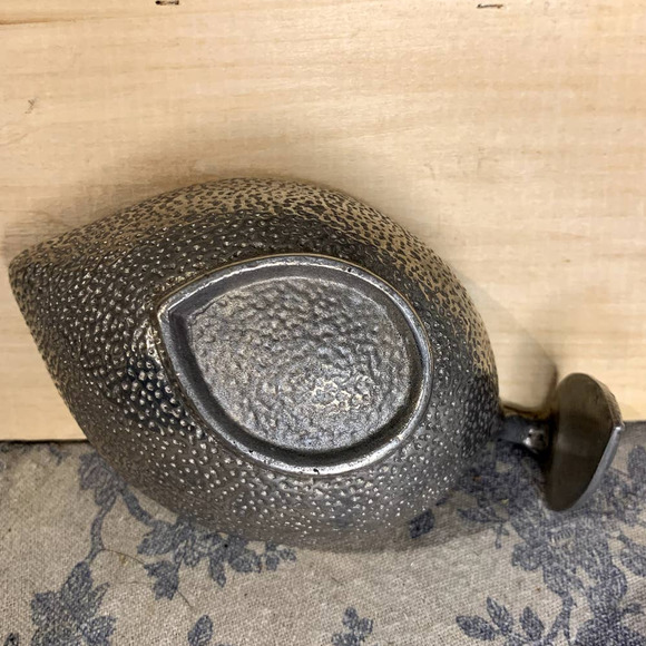 Vintage Pewter Lemon-Shaped Sauce Boat Gravy Boat Saucière Creamer - Picture 6 of 8